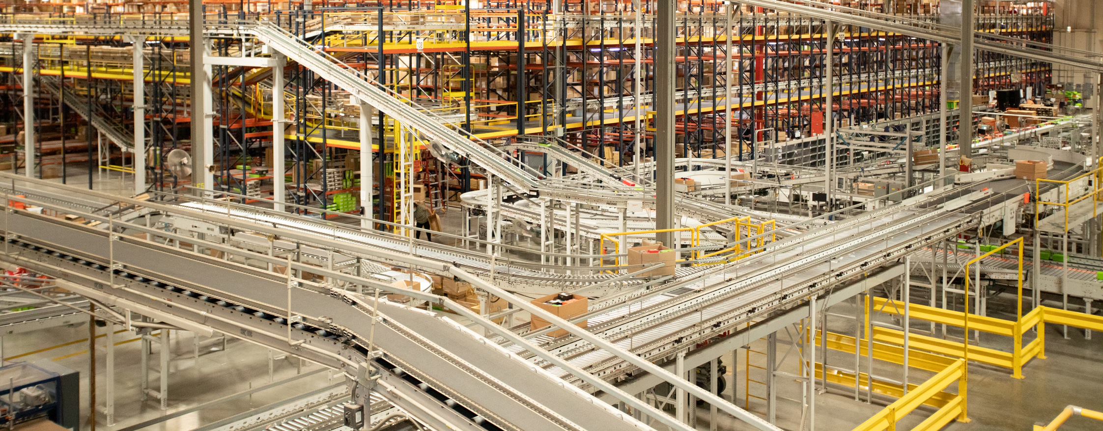 Conveyor Belts in a factory